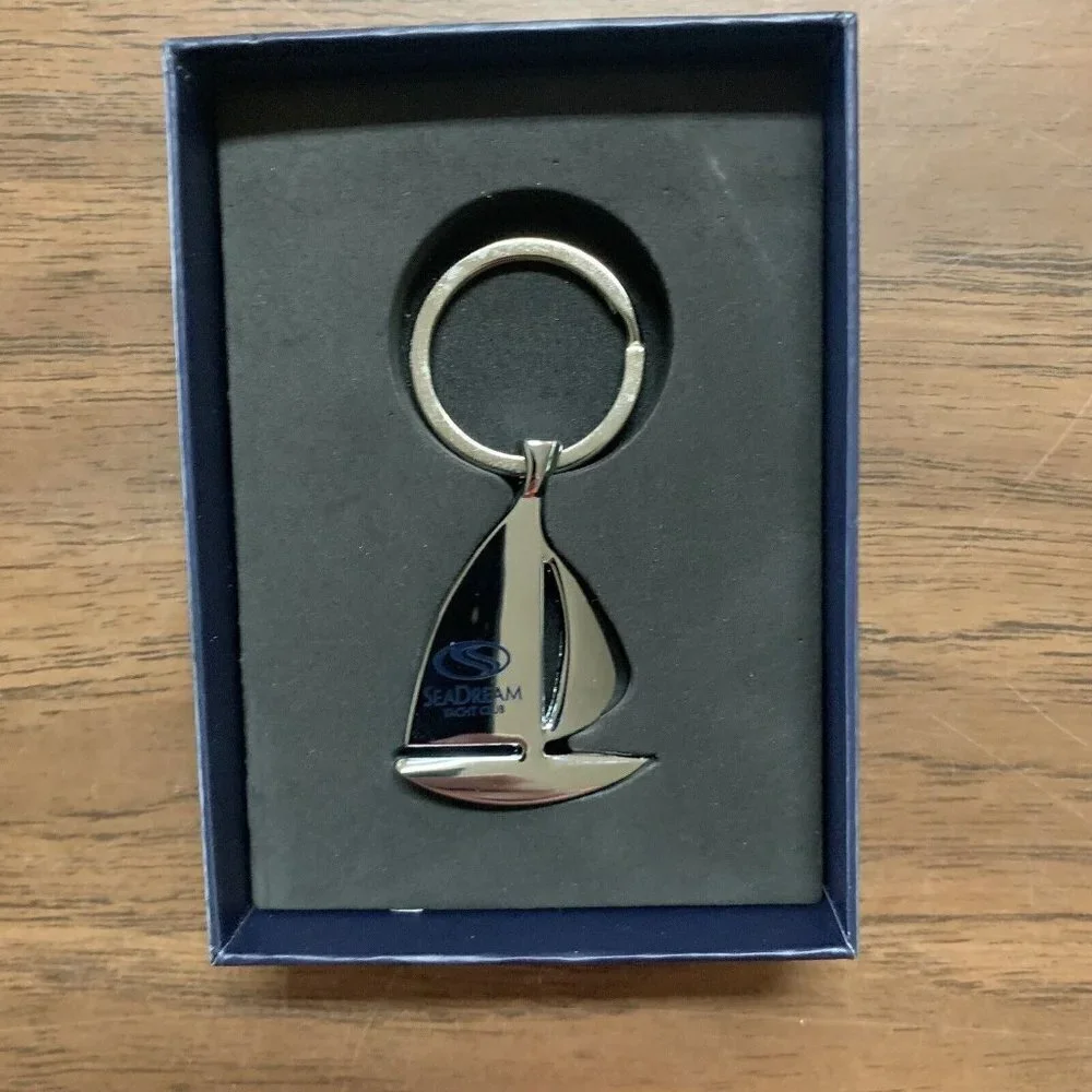 SeaDream Yacht Club Key Chain New Nautical Cruise Luxury New In Box